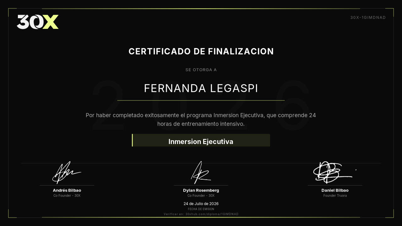 Diploma de Inmersion Ejecutiva