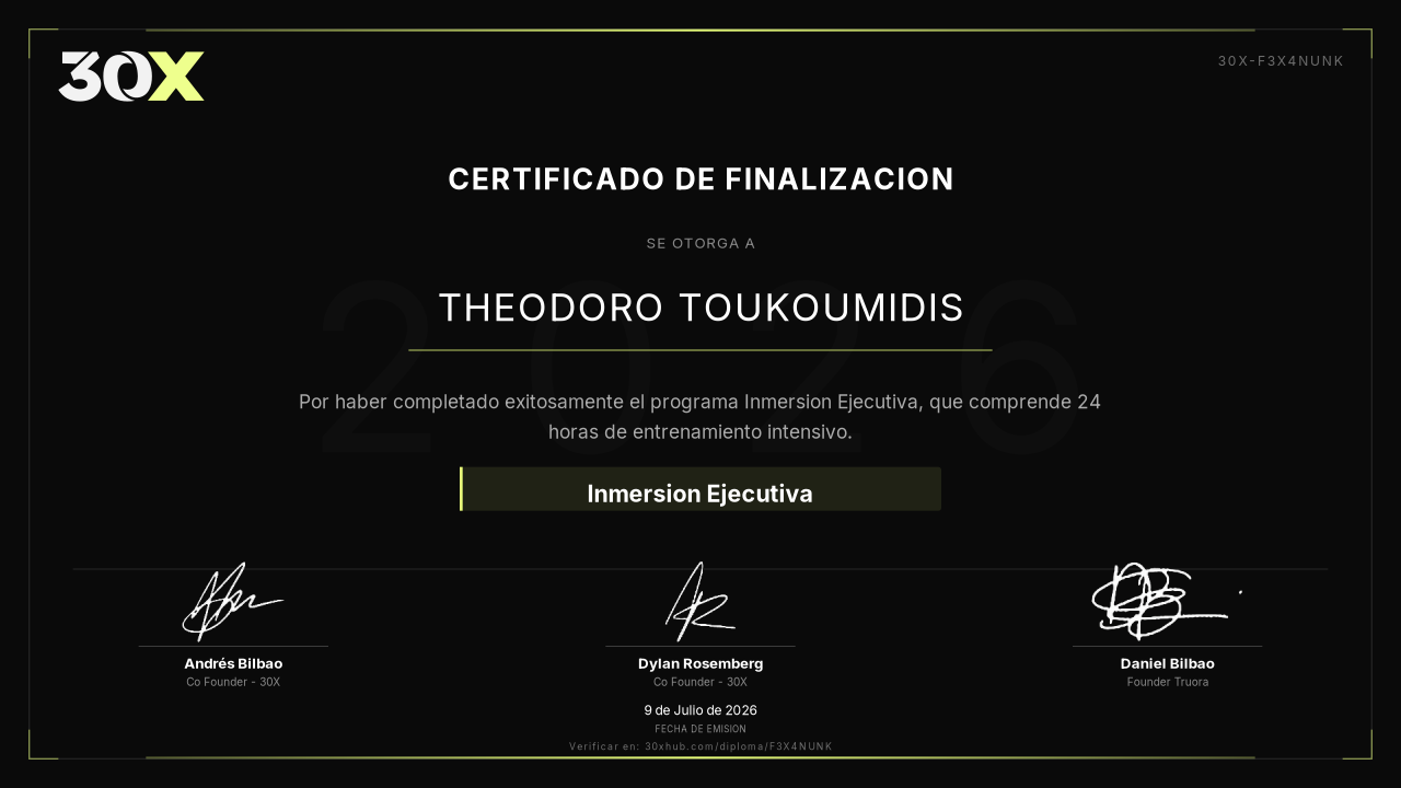Diploma de Inmersion Ejecutiva